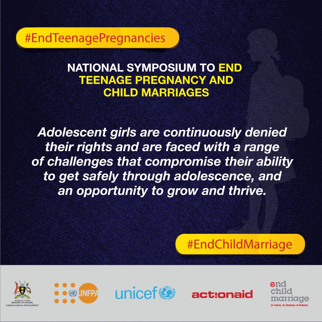 With their freedom taken away, girls forced into early marriages are at a higher risk of physical and sexual violence, complications in pregnancy and childbirth, contracting HIV/AIDS and suffering domestic violence.

#EndTeenagePregnacies 
#EndChildMarriage