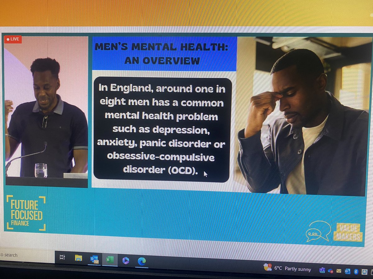mand_gaston's tweet photo. @OneNHSFinance #VMAC2023 Thank you for such a fabulous conference and in particular to @iamElliottRae The open, honest and heartfelt talk about how important mens mental health is and reinforces why our #Menkind network @ROHNHSFT is so valuable. https://t.co/gcJJYw1q0i
