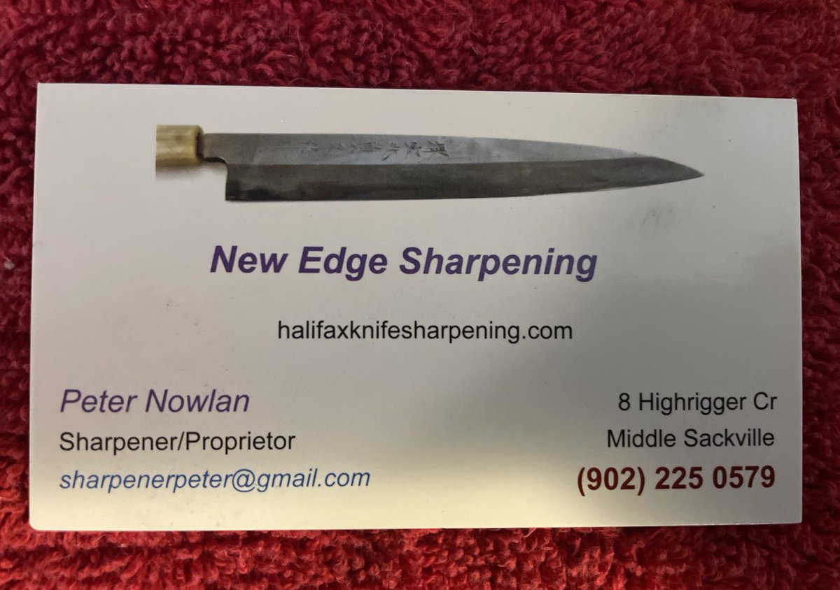 SharpknivesNS's tweet photo. If you’re considering a new knife purchase, don’t bother asking “How long will it stay sharp?”  A common question but impossible to answer, nobody can tell you as there are to many factors that influence edge retention. Buy it knowing it will get dull, have a sharpening plan. https://t.co/UeGB7OjLQt