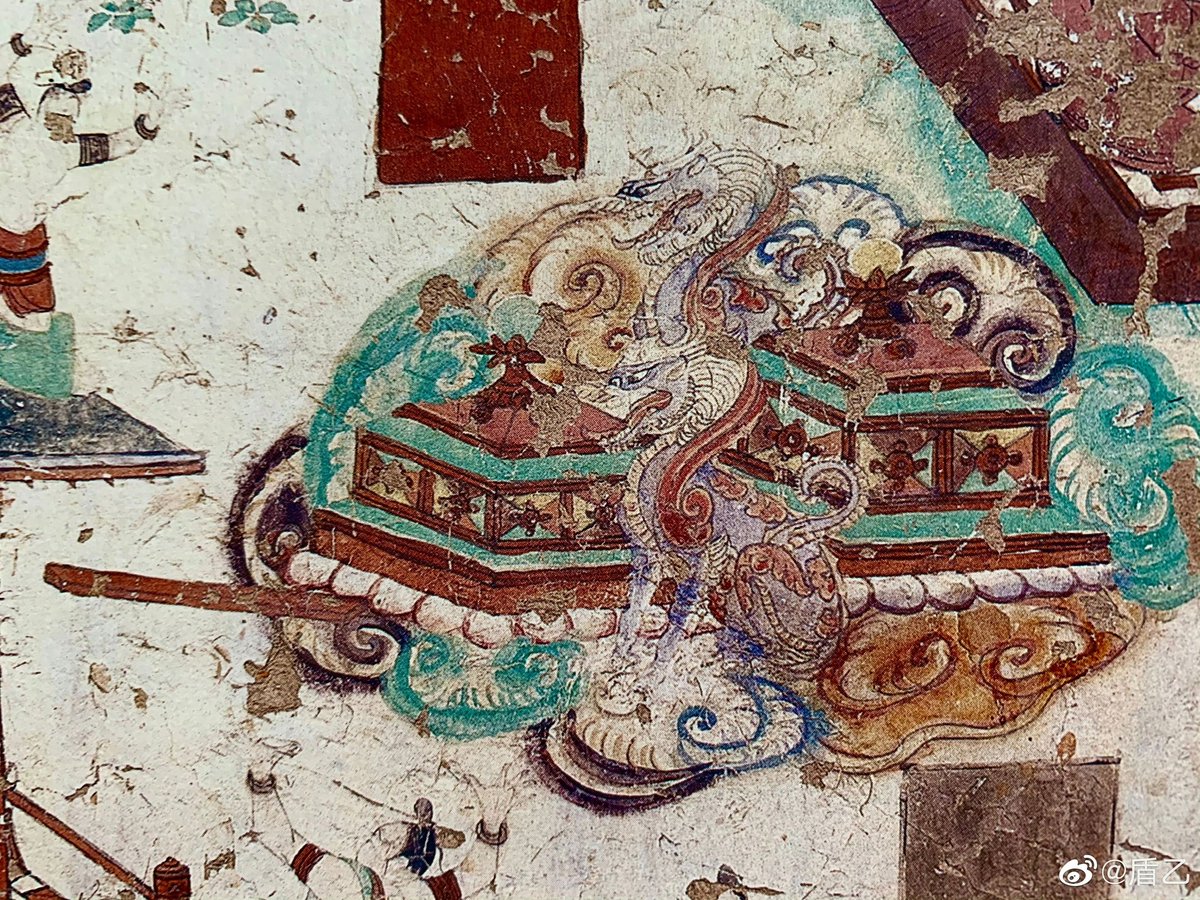 Cecelia_zhang0's tweet photo. Some Tang Dynasty vehicles in the murals of Mogao Grottoes in Dunhuang
敦煌莫高窟壁画里的一些唐代交通工具 https://t.co/8EOP8BEdYk