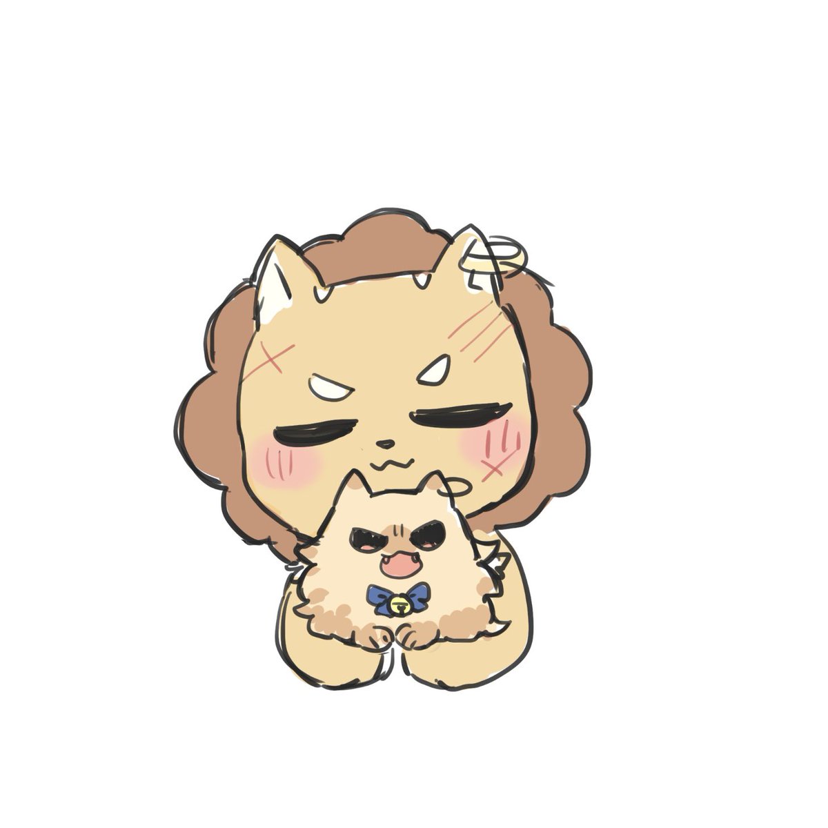 「モフ」|紺堂のイラスト