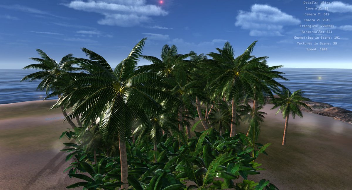 AmazingIslands's tweet photo. Have a great weekend.
All we need is the sun and some palm trees :)

 #Blender3d #3d #creativecoding #FOSS #web3📷 #threejs #nodejs #solana @MoonriseEngine   #Thanksgiving  #javascript #typescript #bunjs #openai #opensource #webGL #webGPU 
@AmazingIslands https://t.co/NeFBYaUvKZ