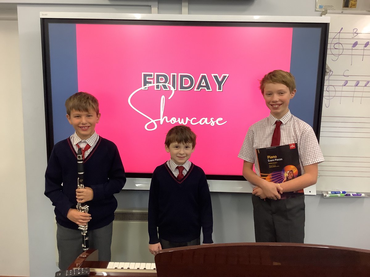 Congratulations to today’s Friday showcase performers - it’s a pleasure to see our musicians grow in confidence with the support of their friends (and brothers!).