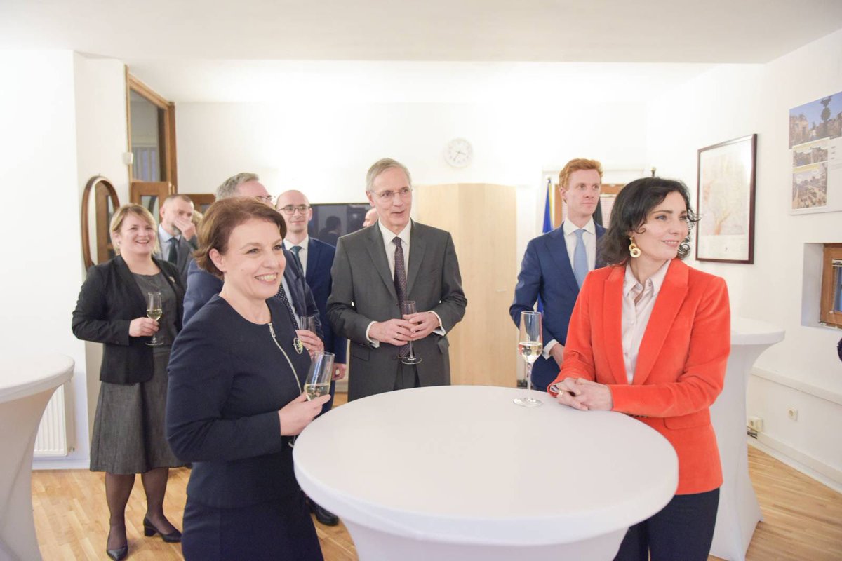 Exciting times ahead! Anticipating the inauguration of the new Belgium Embassy today with <a href="/hadjalahbib/">Hadja Lahbib</a> , fostering stronger ties and diplomatic relations. 🇽🇰🤝🇧🇪 #BelgiumEmbassy #Diplomacy #NewBeginnings