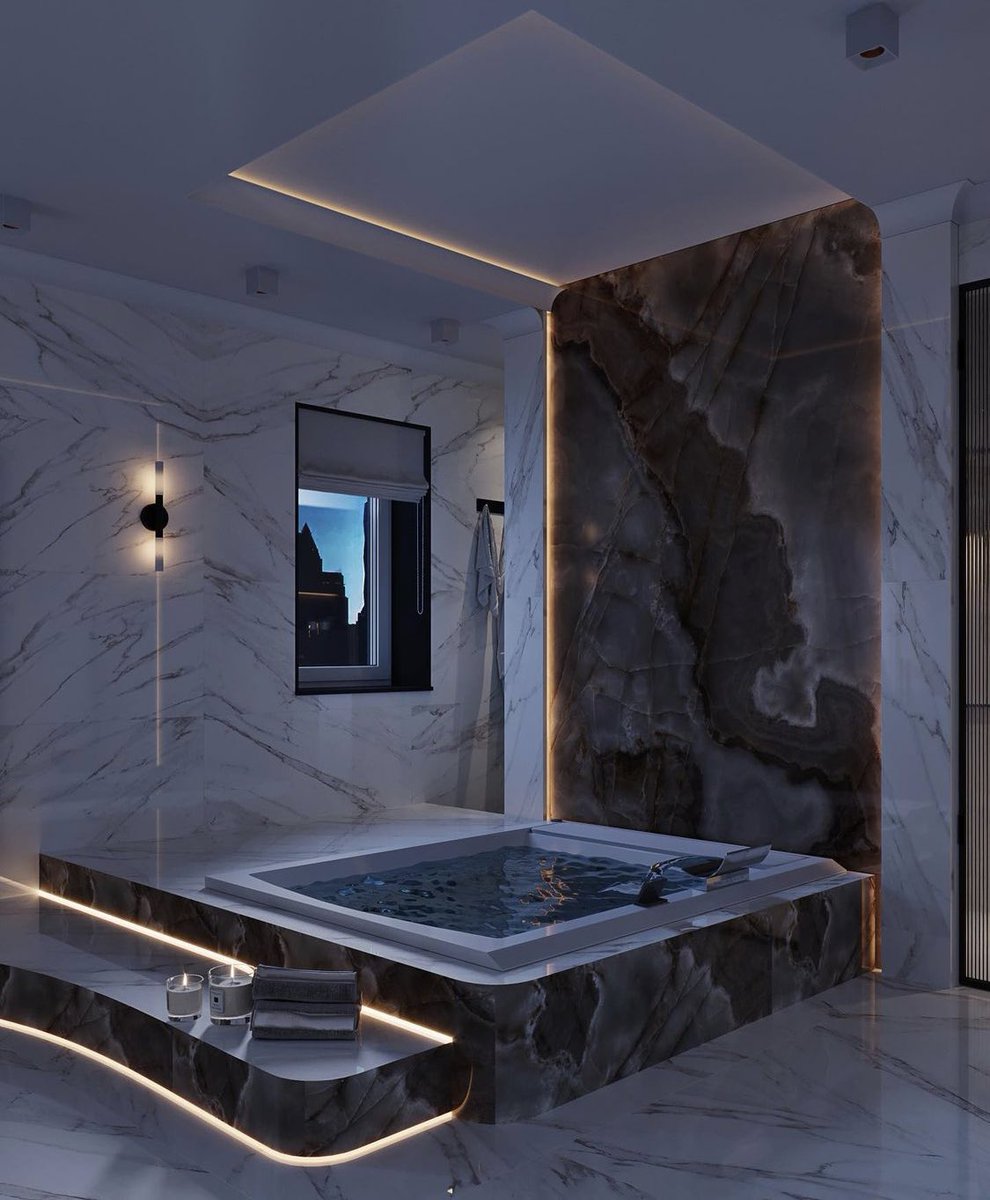 Interiorhunt11's tweet photo. This bathroom is a MOOD https://t.co/4KsHUPtXgN