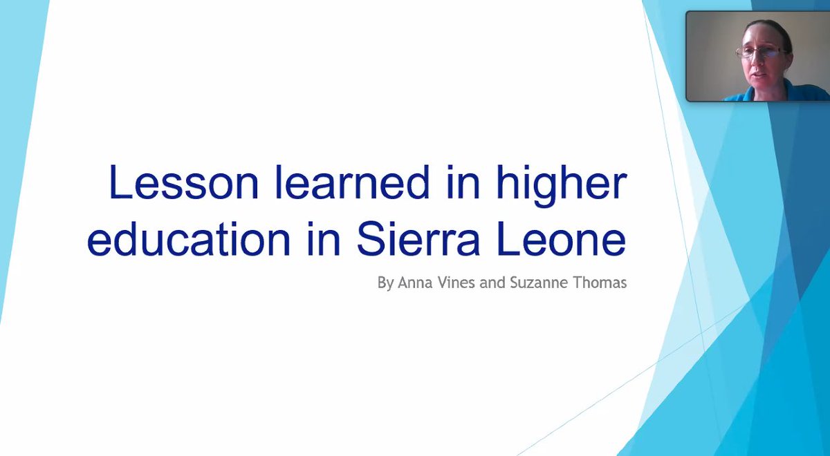 ADAPT_CSP's tweet photo. Really interesting hearing the different perspectives of students and teachers in Sierra Leone #ADAPT23 

Anna Vines and Suzanne Thomas from @worldhopeorg and @KingsSLP share lessons learned from education research in Sierra Leone.

Does an MSc/PhD enable you to teach better? 💭 https://t.co/dB5LmYeccO
