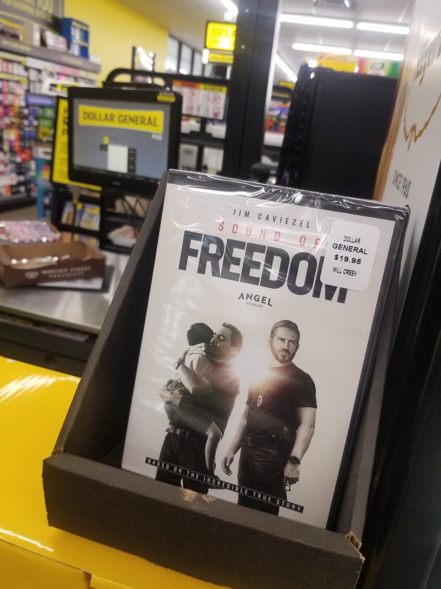You can find @sof_usa movie @DollarGeneral !! Just bought my dvd #TheSoundOfFreedom @AngelStudiosInc