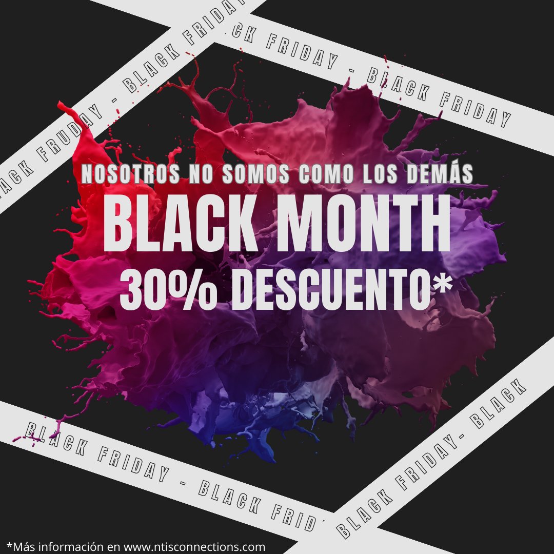 NTISCONNECTIONS's tweet photo. Bienvenido al mes de las oportunidades!
En Ntis celebramos el BLACK MONTH,superando al Black Friday!
Disfruta de un descuento por ser nuevo en nuestra gran familia.
Infórmate https://t.co/TyvHrhuiX0. 
 ⏰Oferta válida hasta el 6/12/23.
#blackfridaytecnologia #blackfridayvenezuela https://t.co/5XW04BgFxj