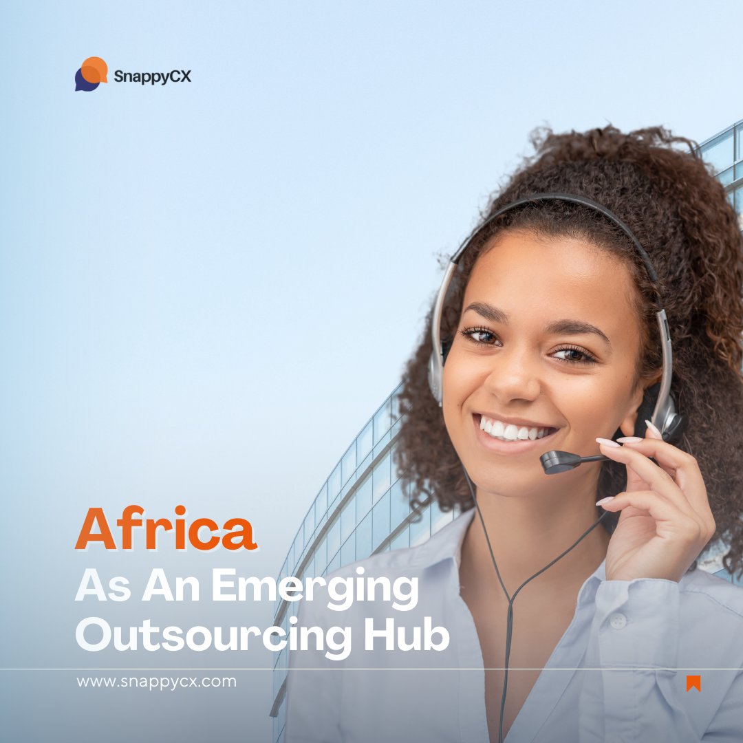 TheSnappyCX's tweet photo. When you think of outsourcing, what parts of the world come to mind? I’m guessing, not Africa.
 
Today, we will discuss Africa in a new light—as an emerging hub for outsourcing excellence!  

#Africa #BPO #Offshoreoutsourcing #SnappyCX #CustomerExperience #business #outsourcing https://t.co/mpB5QXXCEj