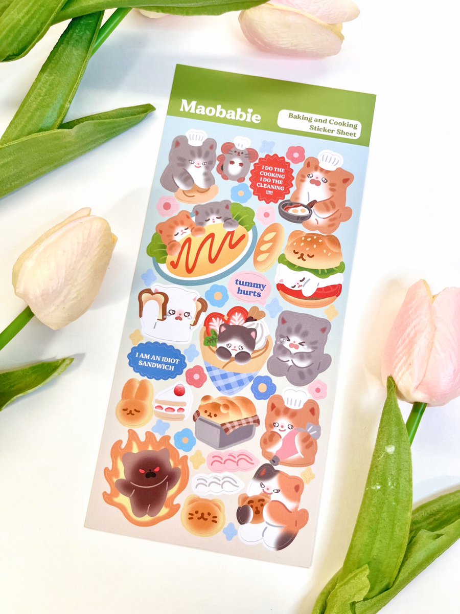 maobabie's tweet photo. I’ve also added so many stickers and prints!!! https://t.co/4py97tYsCX