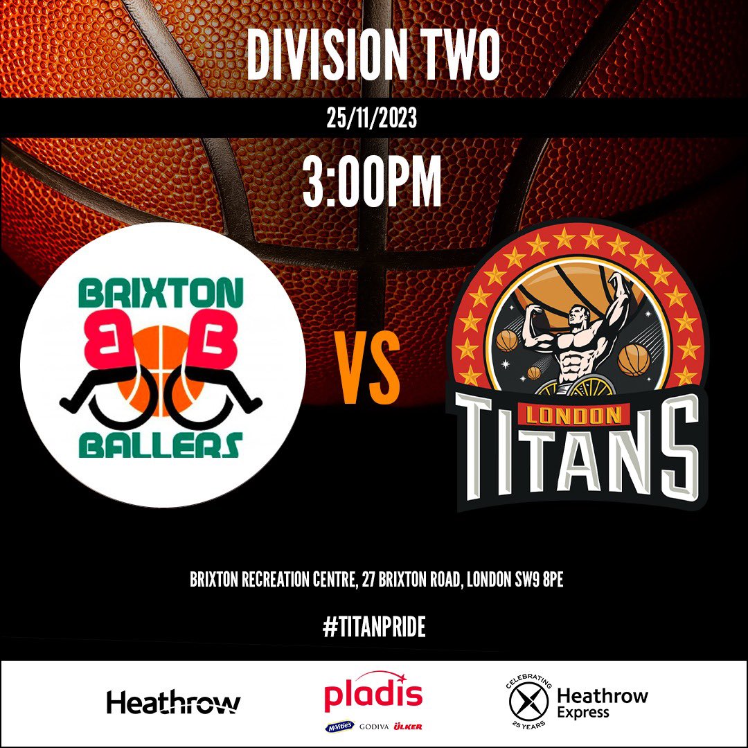 Half of our teams are in action tomorrow, we heading to Manchester, Cambridge and Brixton. #FixtureFriday #TitanPride <a href="/BritWheelBBall/">British Wheelchair Basketball</a>