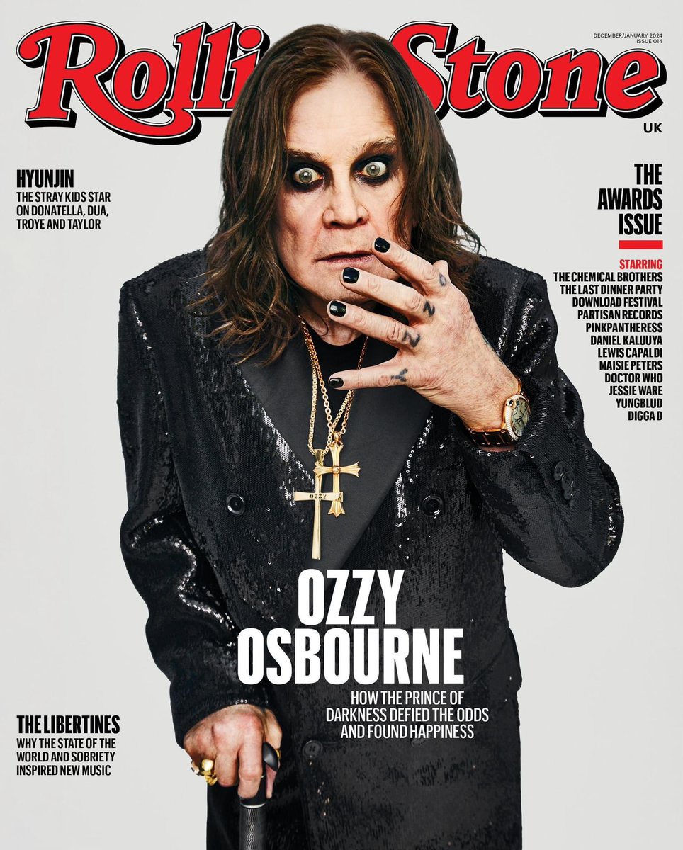 TheOsbournesTV's tweet photo. . @OzzyOsbourne is @RollingStoneUK’s Icon Award-winner 🖤⁠
“I want to be well enough to do one show where I can say ‘hi guys, thanks so much for my life.’ If I drop down dead at the end of it, I’ll die a happy man”⁠
https://t.co/j7AaA3dIXs https://t.co/uf4G46EvOH