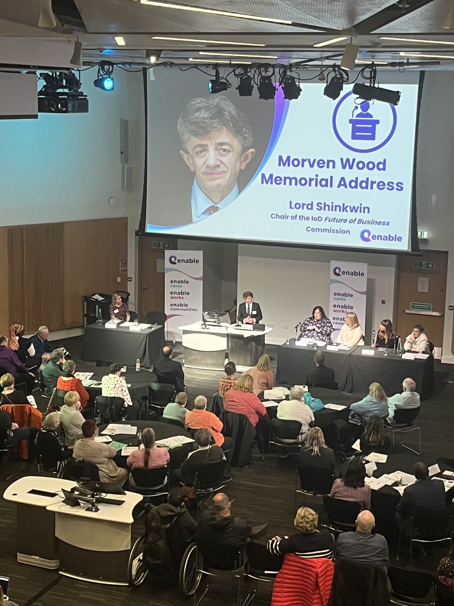 #LordShinkwin said: “Imagine if we all pledged today in memory of Morven Wood and as we approach Enable’s 70th Anniversary and 30 years since the first legislation, that we won’t let these milestones pass in vain.” We need to work in partnership for equality. #EnableAGM23