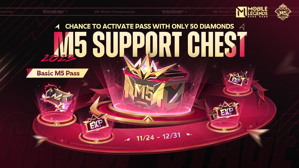 Mobile Legends: Bang Bang - M5 Support Chest is currently on a