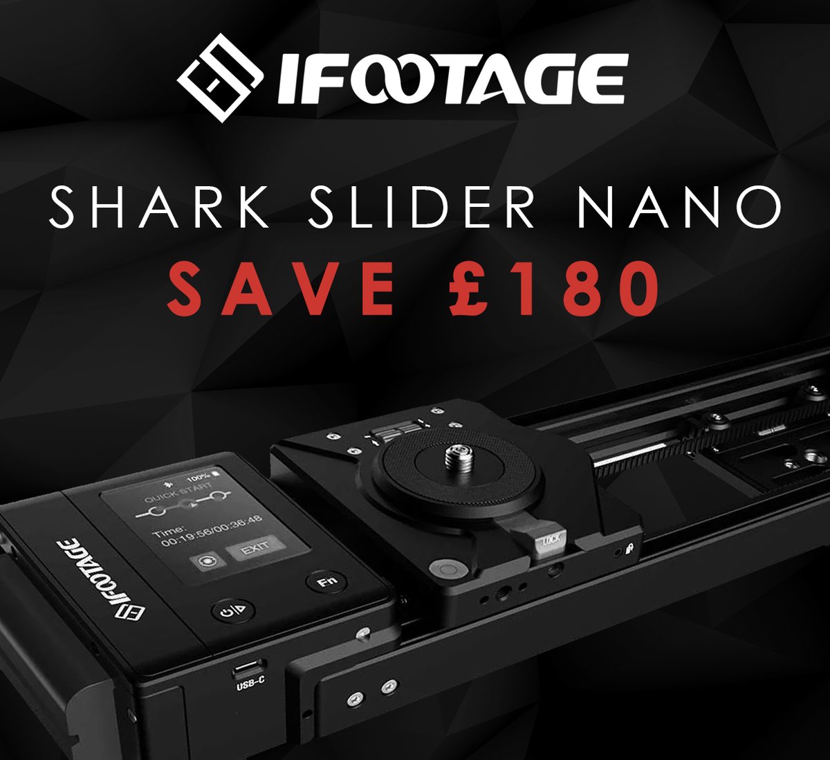 💥 Save £180 on the iFootage Shark Slider Nano! 💥 View deal on our website: bit.ly/3sLiBHt