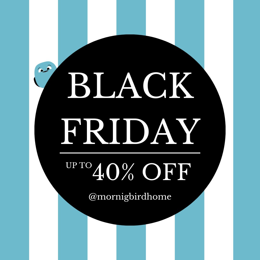 Black Friday, made especially magical for your little ones! Enjoy up to 40% off on character bedding at Morning Bird's Black Friday sale. It's the perfect time to bring joy to their world!

#BlackFriday #Sale #MorningBirdHome #MorningBird #bedding #kidsbedding