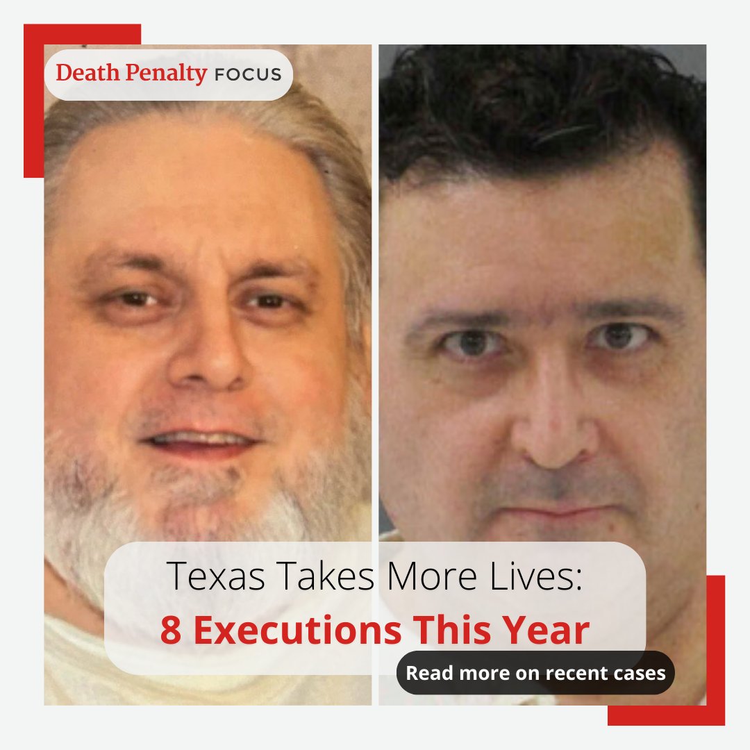 The recent executions of Renteria and Brewer in Texas call for our attention. Both stories raise profound concerns about justice in America.

💭 Let's advocate for a more humane approach. Read more about their cases here: bit.ly/3QNH3jr

#deathpenalty #texas #justice