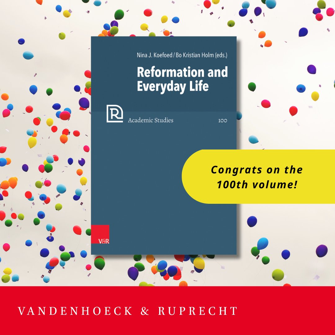 R5AS celebrates its 100th issue! 🎉 In this video, editors Nina J. Koefoed and Bo Kristian Holm give you an insight into 'Reformation and Everyday Life'. @REFORConsortium ➡️ To the video: ow.ly/SMGb50QaNJS ➡️ To the Jubilee Volume: brill.ws/r5as