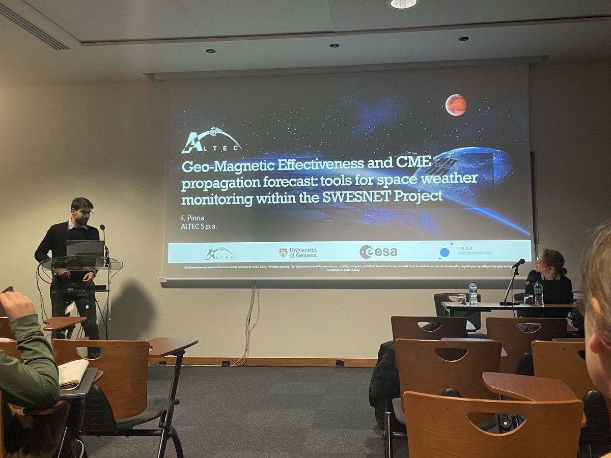 ALTECSpace's tweet photo. Updates from the European Space Weather Week 2023 in Toulouse! We presented projects that sparked interest in the science community. Thanks to our colleague’s contribution for the meaningful dialogues initiated with scientists
#ESWW2023 #SpaceScience #SpaceRadiation #SpaceWeather https://t.co/TVZUyO60Dv