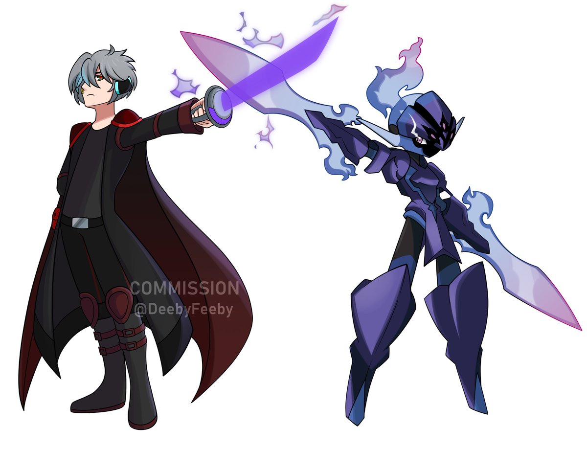 「(OC) Horizon and Ceruledge for  」|Phoebeのイラスト