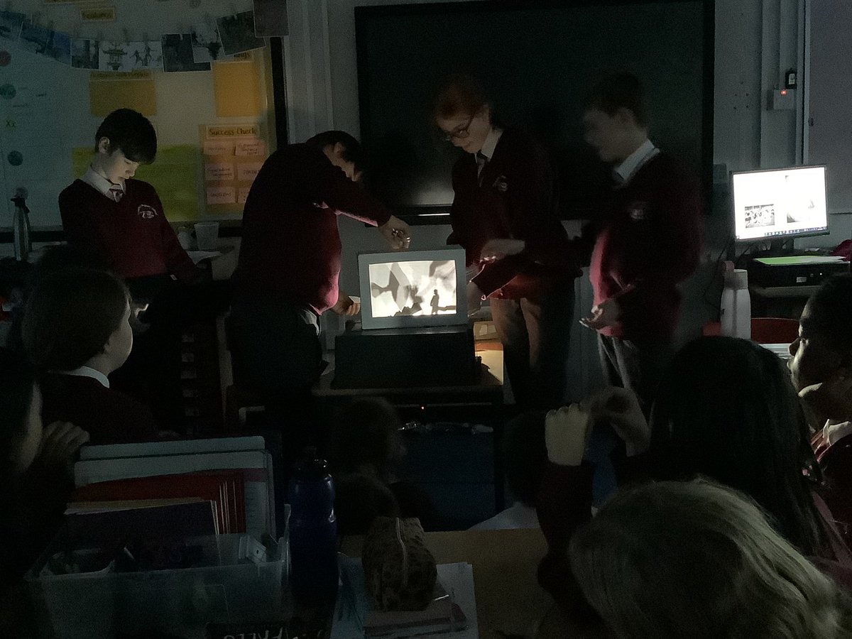 Tyntesfield_MS's tweet photo. Amazing puppet shows in 6ES today bringing together our learning about Light in Science and WW2 in History. https://t.co/li7BBHYRXJ