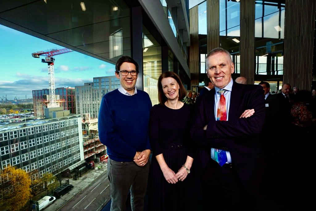 chiefexecforum's tweet photo. Wonderful buzz at CEF's Annual Lunch today in the magnificent new @UlsterUni campus.  Thanks to @cathycgh for hosting &amp; @AdamGrodecki of @ForwardInst for a very thought-provoking address on responsible leadership - and the possibility of 'what would you do if you meant it'. https://t.co/yyCNwPq04m
