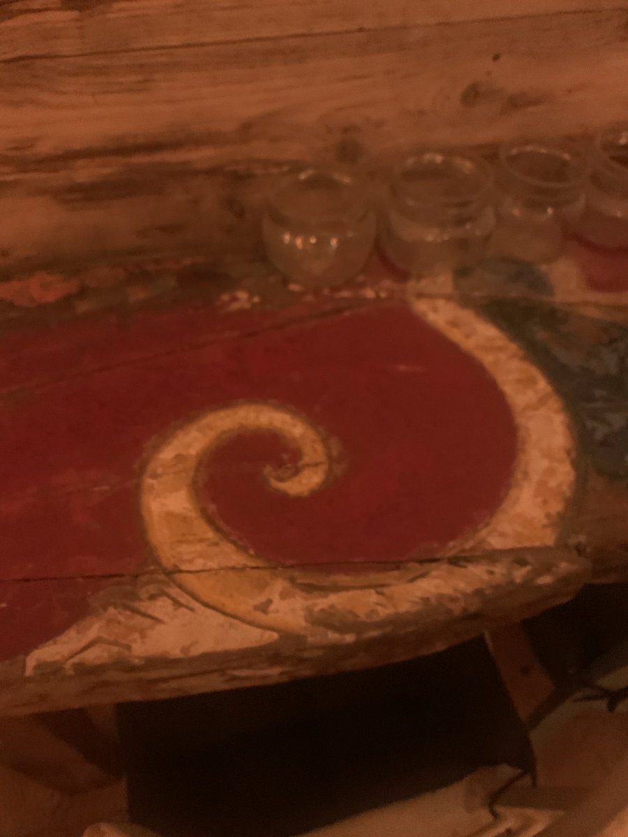 chrisfleming91's tweet image. On the very first day of filming #spookedireland we stopped for lunch director, producer &amp;amp; myself. When walking out I saw this on a hallway table and my ESP told me you will be seeing this 🌀at one of your locations for it is significant. I mentioned it to the crew - precognition