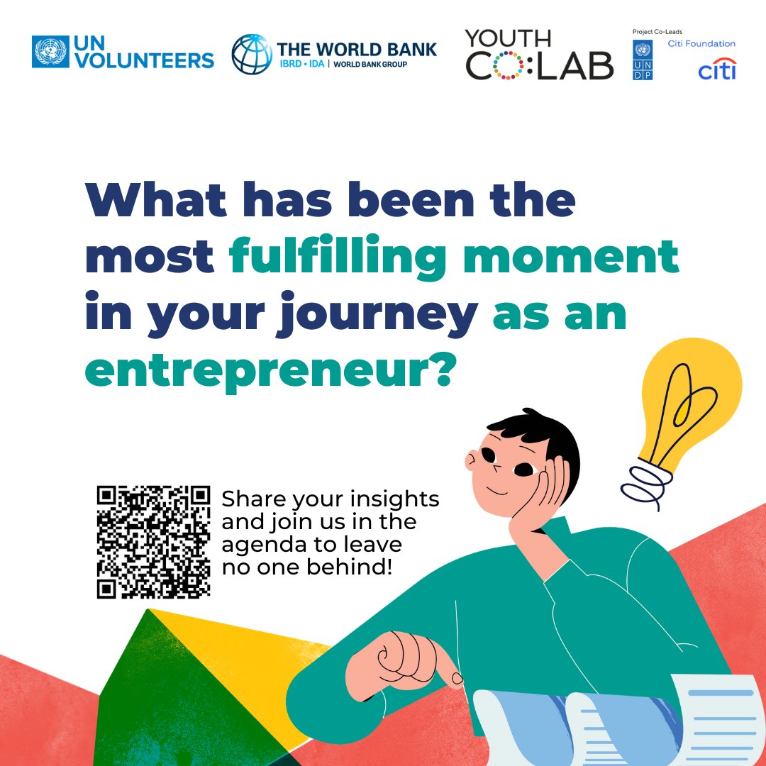 📣Share your insights to the study on Inclusive Youth
Entrepreneurship in Asia-Pacific if you are:
🌟 Aged 18-35 years from 🇧🇩 🇨🇳 🇵🇭 🇹🇭 🇻🇳
🤝serving/intending to serve underserved communities
#InclusiveEntrepreneurship #YouthCoLab