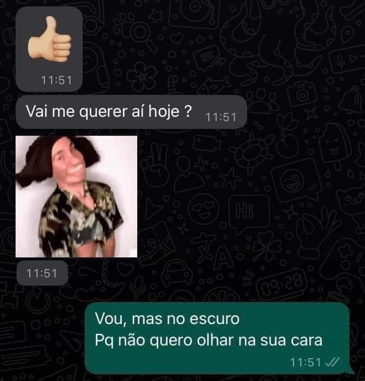 só se for assim