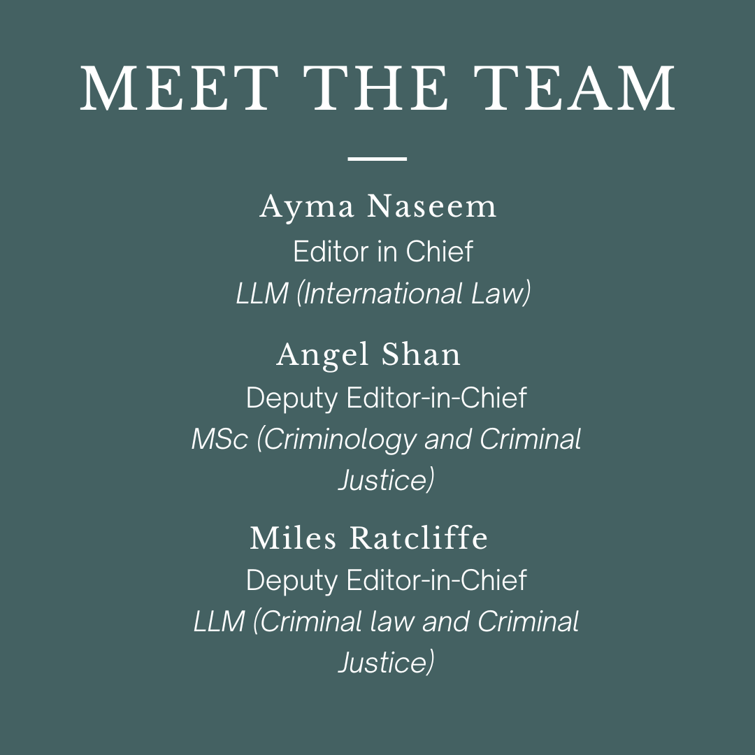 CCJGlobal's tweet photo. Meet the Editorial Team! #ContemporaryChallenges Vol. 5 https://t.co/t48ZIkWbTJ