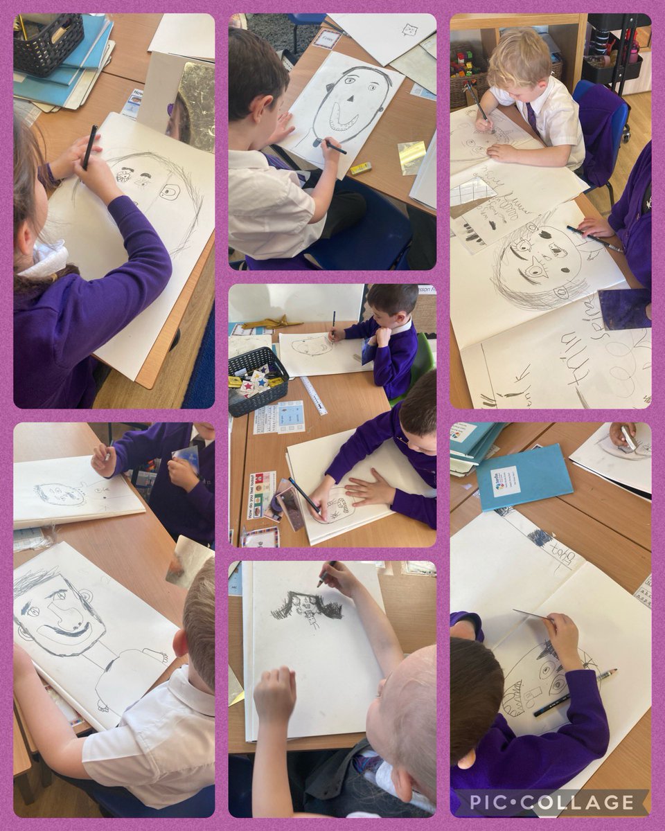 Today we became artists! We discussed tone and used our skills to create self portraits 🖼️ 🎨 <a href="/GarstonCE/">GarstonCE</a>