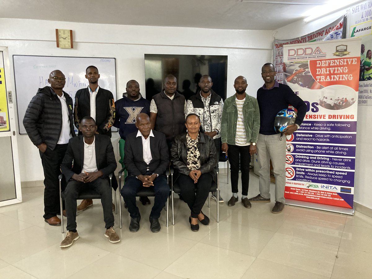 Today in Nairobi, #kenya, we delivered a Training of Trainers (ToT) training to motorcycle rider trainers and association leaders as part of the National Helmet Wearing Coalition in Kenya. Our thanks to the @FIAFdn for supporting this hugely important work. #drivertraining