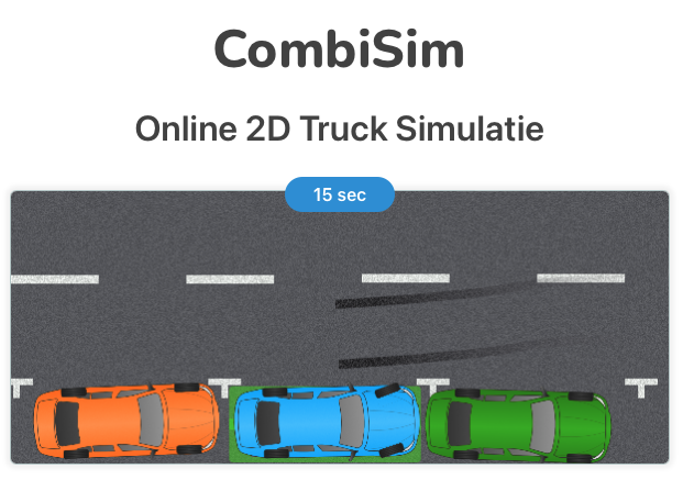 CombiSim's tweet photo. The timer is added to my #CombiSim #truck demo #game. Will now work on the score chart. https://t.co/2uPXp8nXIq