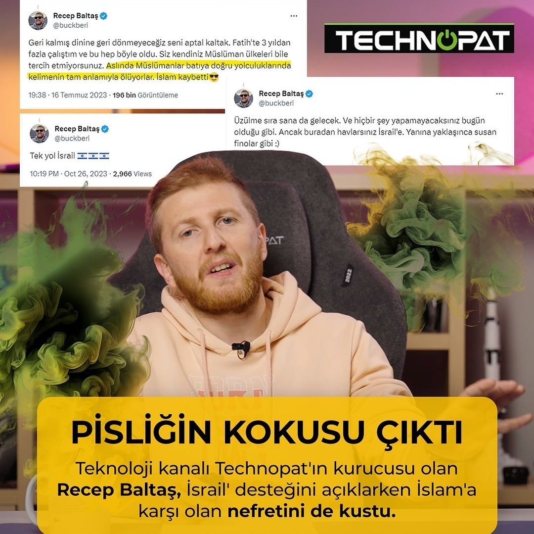 bayhan_halil's tweet image. 📌Recep Baltaş İsrail&apos;e Desteğini açıkladı...

#Technopat
#Recepbaltaş
#zara
Cumhurbaşkanı 
Cübbeli