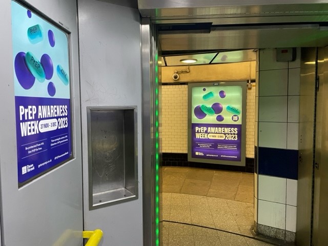 Loving the posters at Elephant and Castle tube! PrEP Awareness Week launches Monday Find out more about how PrEP protects against HIV. Search for your local UK clinic & get it for free getonprep.co.uk