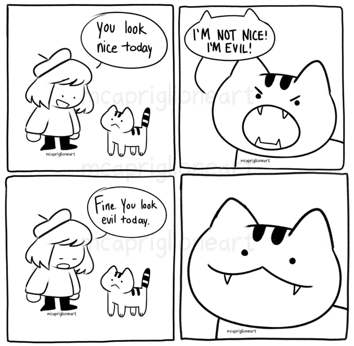 ✨NEW✨  cat comic prints!   mcapriglione.art