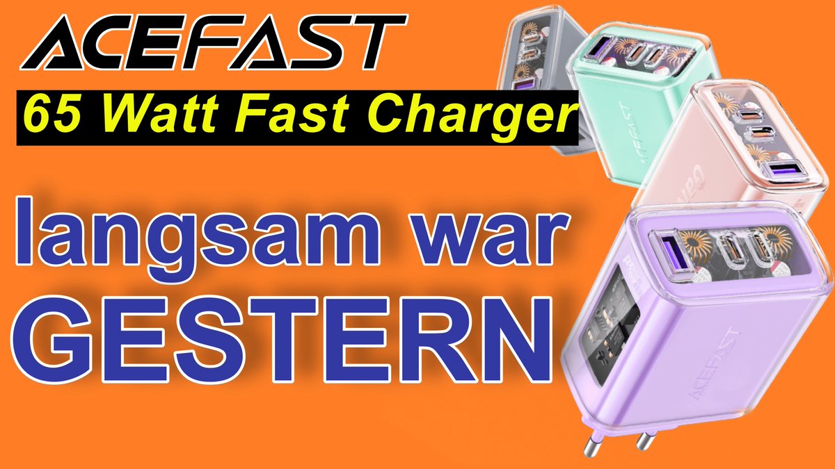 SeppelPower's tweet photo. Gadget: Acefast Fast Charger - stylische 65 Watt
https://t.co/xQ1iISJE8i
#YouTube = #seppelpower
Oder: https://t.co/3Wa47rdXNB
#acefast
#fastcharging
#65wattnetzteil
#gadgets
#GadgetDeals https://t.co/4ggf6f2zoi