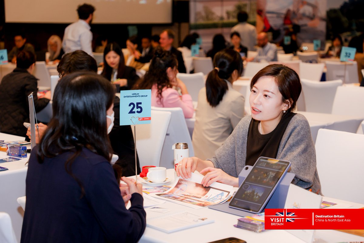 After more than 2000 meetings between tourism suppliers and buyers, it's a wrap for #DBChina2023! In 2019, #China was our 2nd most valuable market for inbound tourism with £1.6bn spend. With flight bookings recovering, we want Chinese visitors to explore #Britain and stay longer