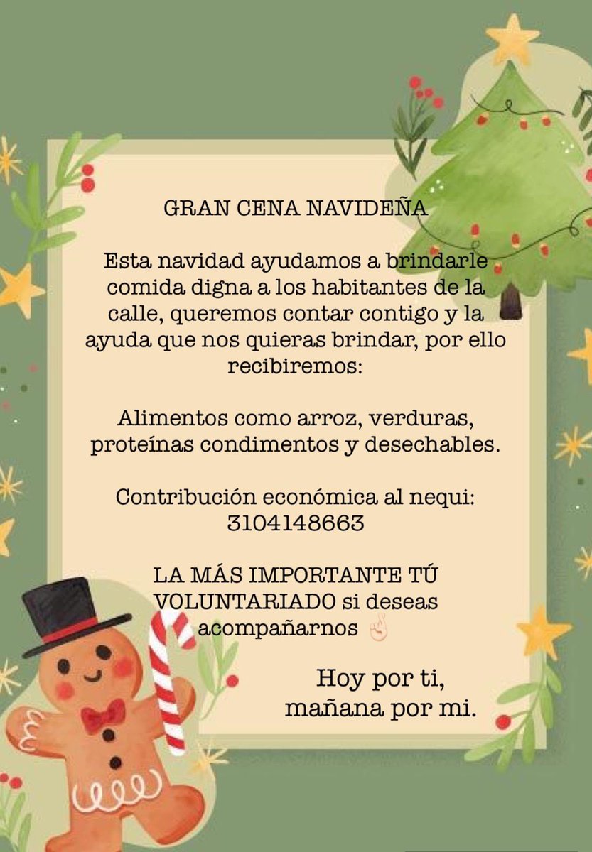 Si te quieres unir a esta bonita causa, por favor escríbeme 🙏🏼