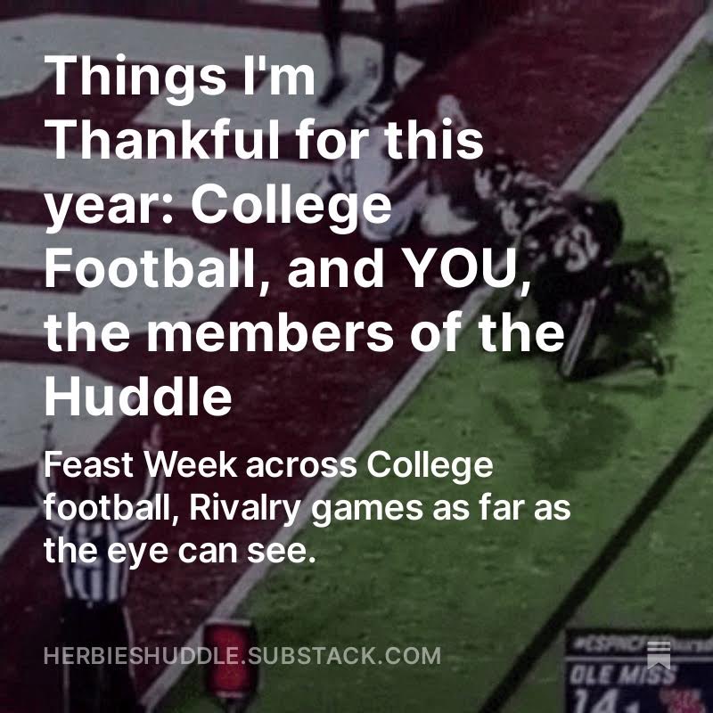 HerbiesHuddle's tweet photo. https://t.co/ZII3uEw0Fw

Enjoy the long weekend with tons of football! https://t.co/5BcoWU5ycR