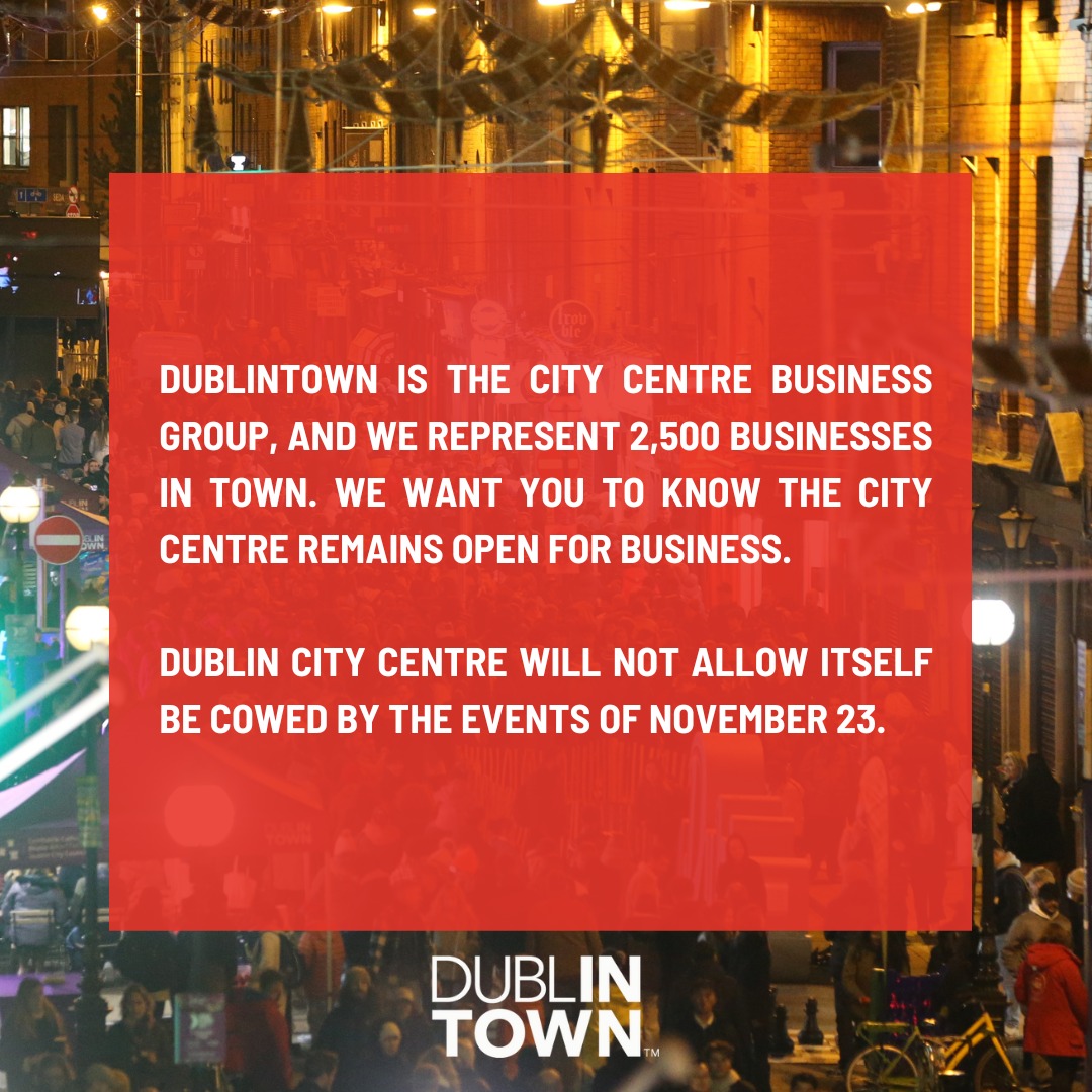 Statement from DublinTown