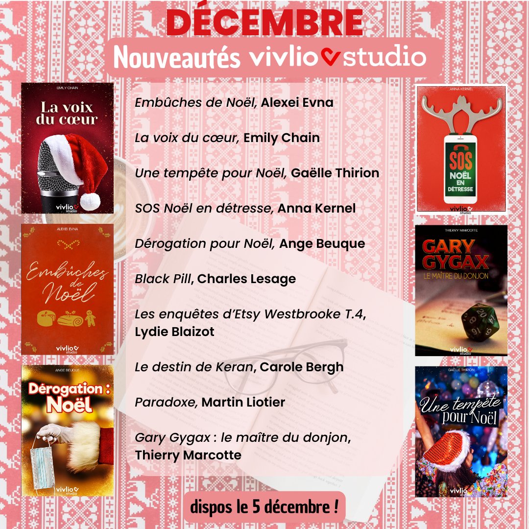 J-24 😱 🎄
Voici toutes les lectures et les affaires qui vont vous aider à patienter ! #agenda #promos #new #lecturedujourbonjour #LivreDuMois #passionlecture #liseusevivlio
