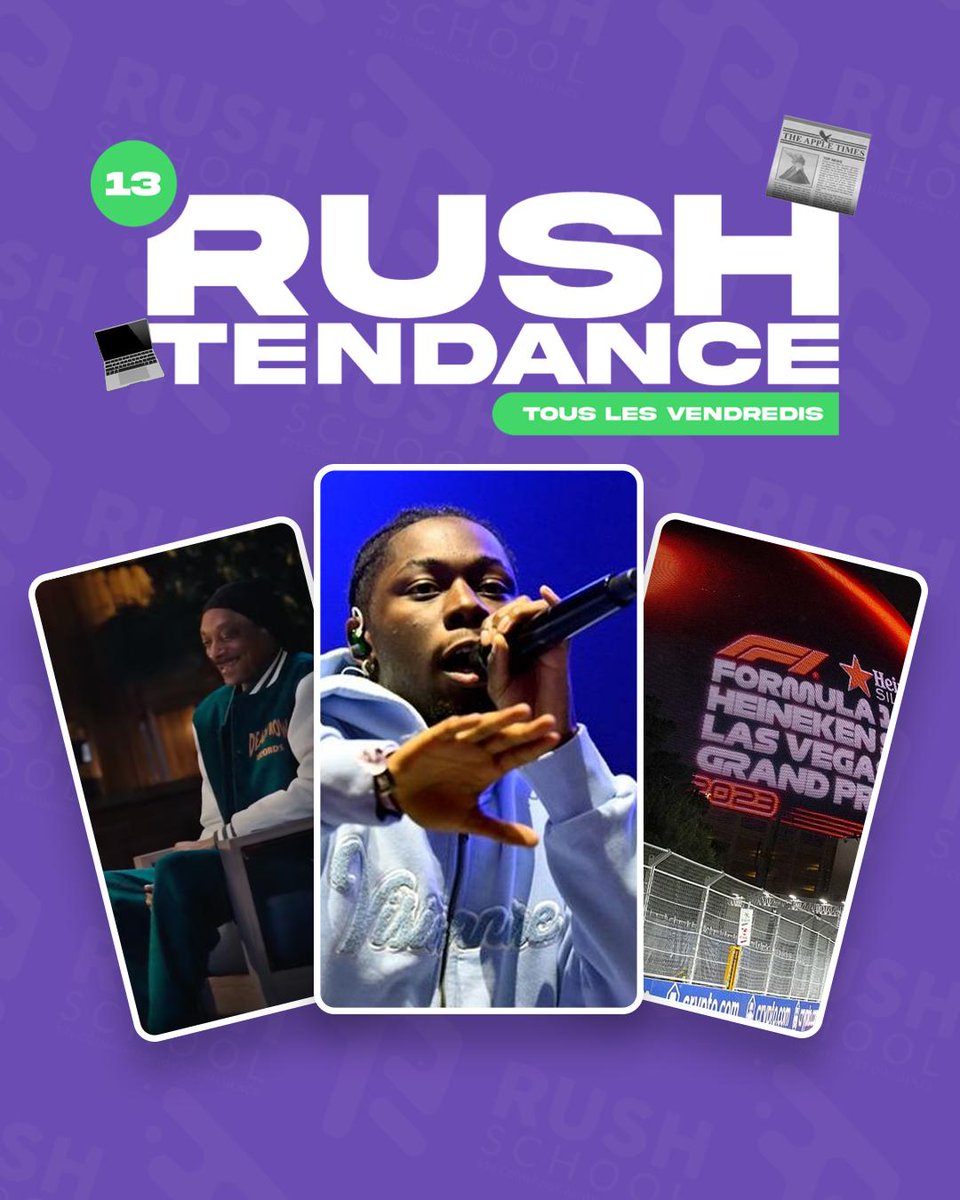 RushSchool's tweet photo. 👉 Hey, Rush Tendance vous fait découvrir 4 actualités dans le monde digital cette semaine ! https://t.co/O9h7TmAXBH
