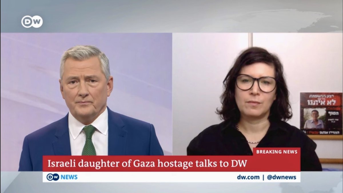 Today I spoke with Sharone Lifschitz whose parents were abducted by Hamas. Her mother was released last month. But not her father. Sharone tells me she’s convinced peace between Israelis &amp; Palestinians is still possible. I begin by asking about her mother:
youtu.be/qmmmfYZ7diI?fe…
