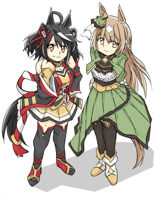私たちの有マ #ウマ娘 #キタサンブラック #サトノダイヤモンド