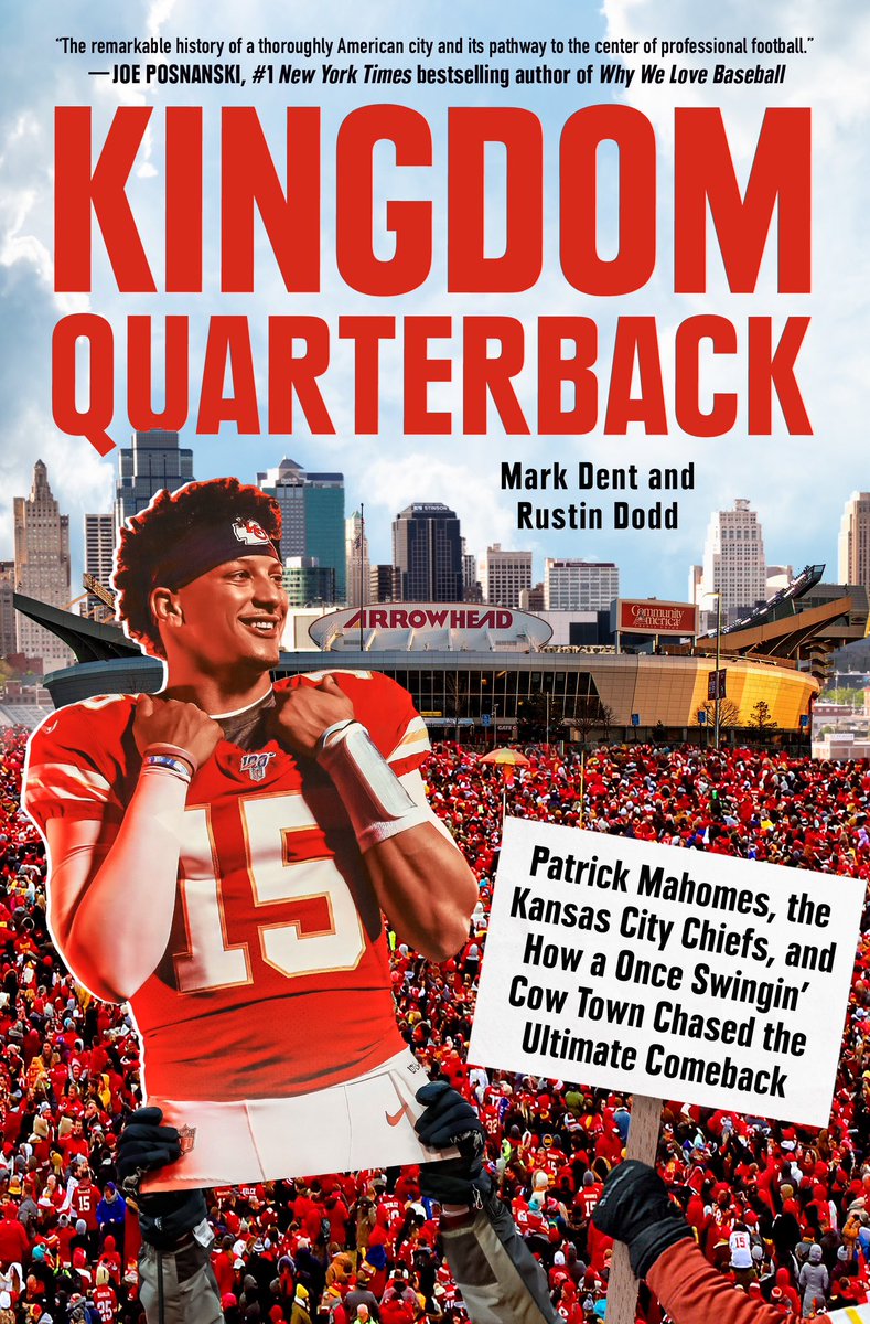 PSA: Our book on football & Kansas City history is 40 percent off at Amazon for Black Friday. “Mark Dent and Rustin Dodd write a story here that is bigger than Patrick Mahomes — and it's hard to imagine ANYTHING being bigger than Patrick Mahomes.' — Poz amazon.com/Kingdom-Quarte…