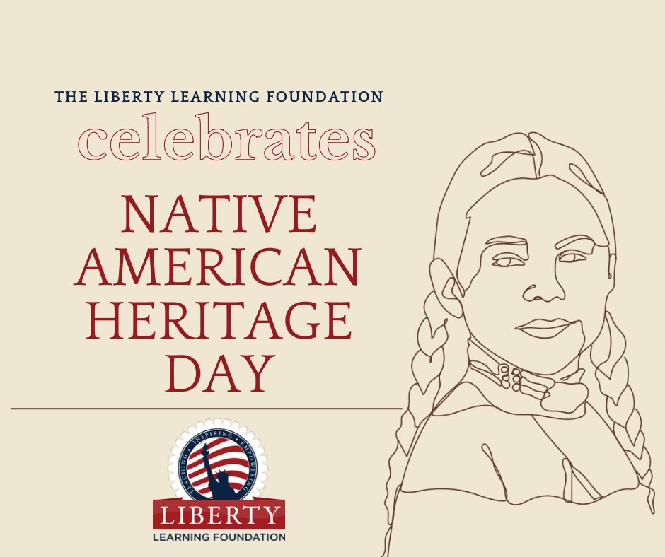 It’s #NativeAmericanHeritageDay, we take a moment to recognize and celebrate the rich culture, heritage and contributions made by indigenous communities in North America 🇺🇸🤩🌻 #libertylearningfoundation #nativeamerican #Alabama #nonprofit