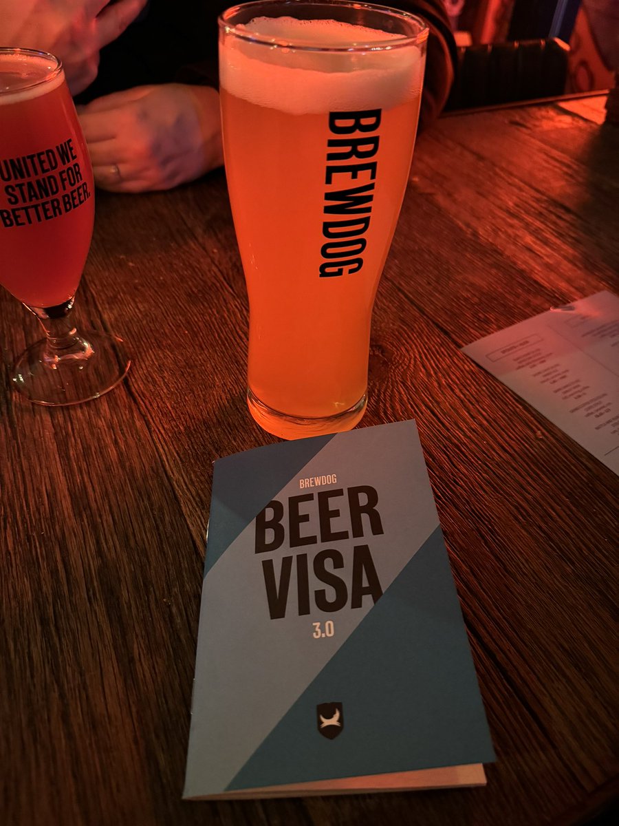 Geordieman91's tweet photo. And so the adventure begins….. @BrewDog #beervisa https://t.co/ZGF2pFuynG