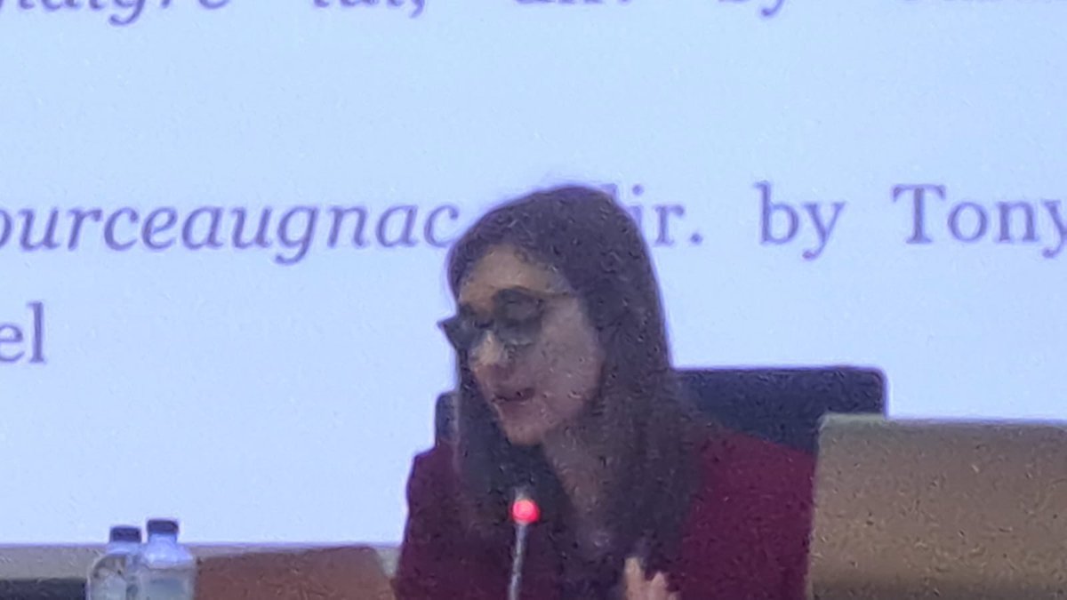 Last panels of our conference, with Dana Abu Dbay, Beatriz Pérez-Zapata, Simona Leone and Nora Rodríguez-Loro. Thank you for your contributions!