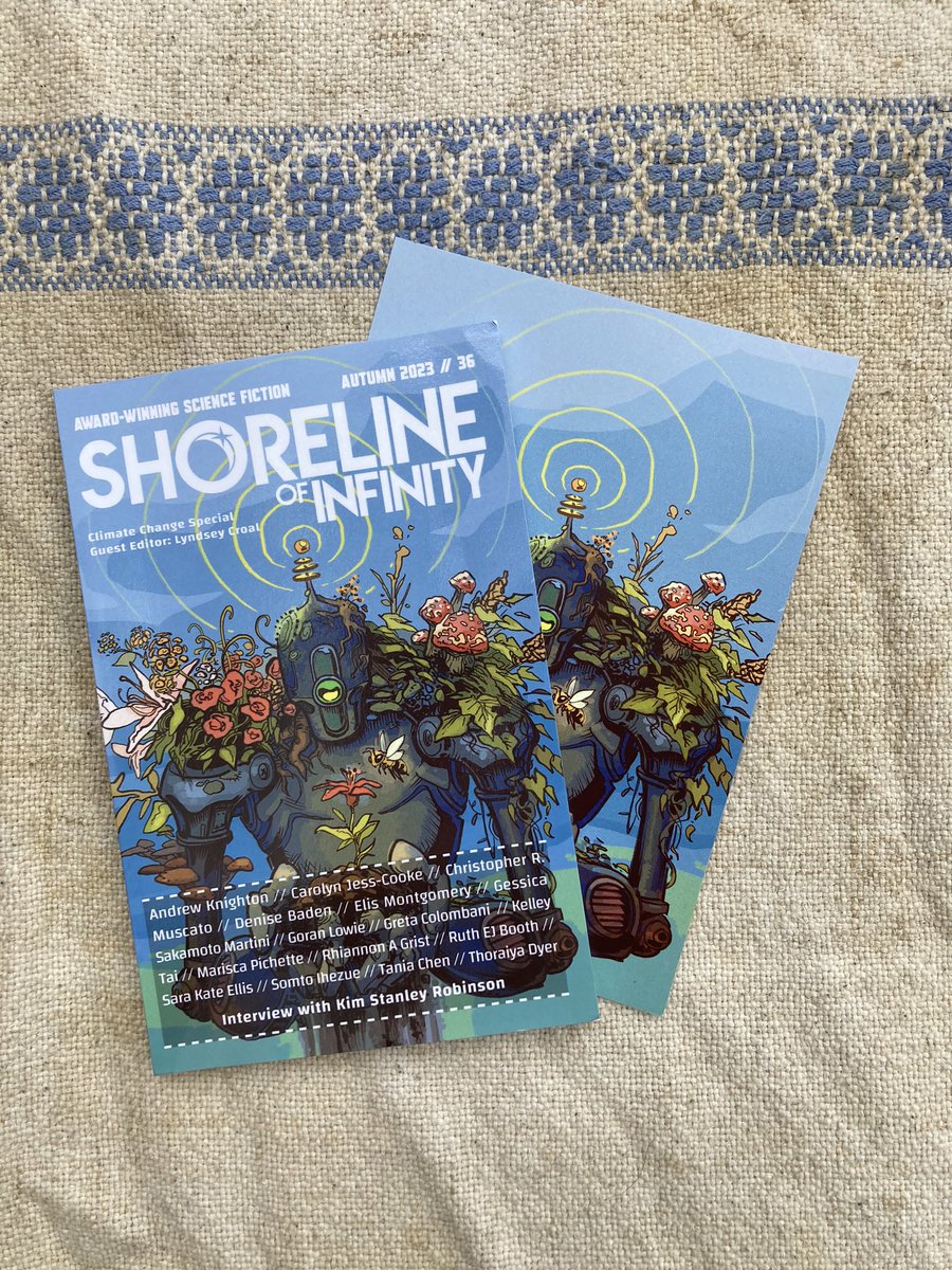 MariscaPichette's tweet image. Received my box of goodies from @shoreinf! Thank you @writerlynds &amp;amp; shoutout to fellow contributors @GoranLowie, @somto_Ihezue, @archistratego &amp;amp; more 🍃